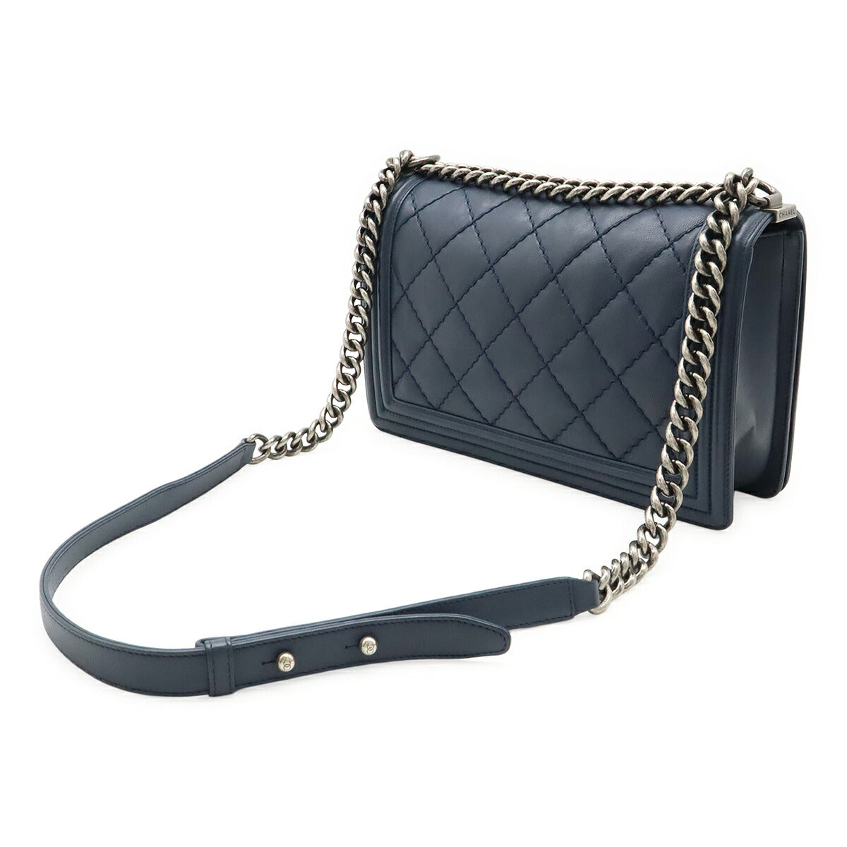 Chanel Boy Calfskin Chain Bag