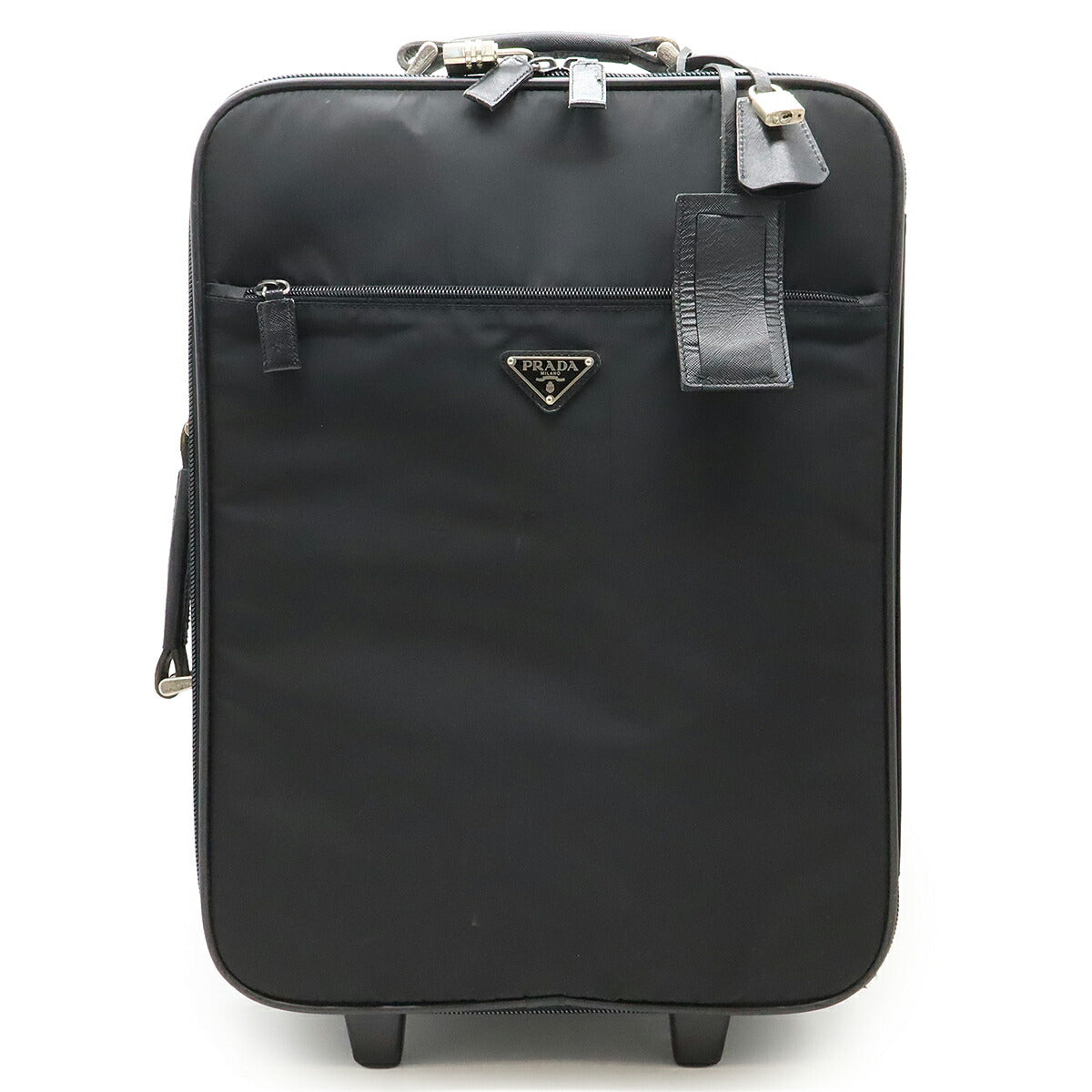 Prada Trolley Case Handbag Nylon Travel Bag