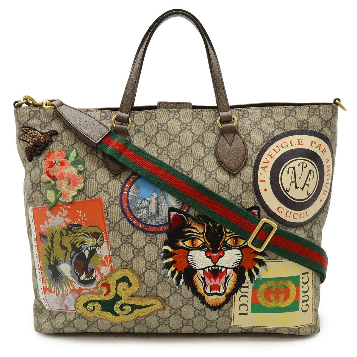 Gucci Soft Supreme 2Way Tote Bag