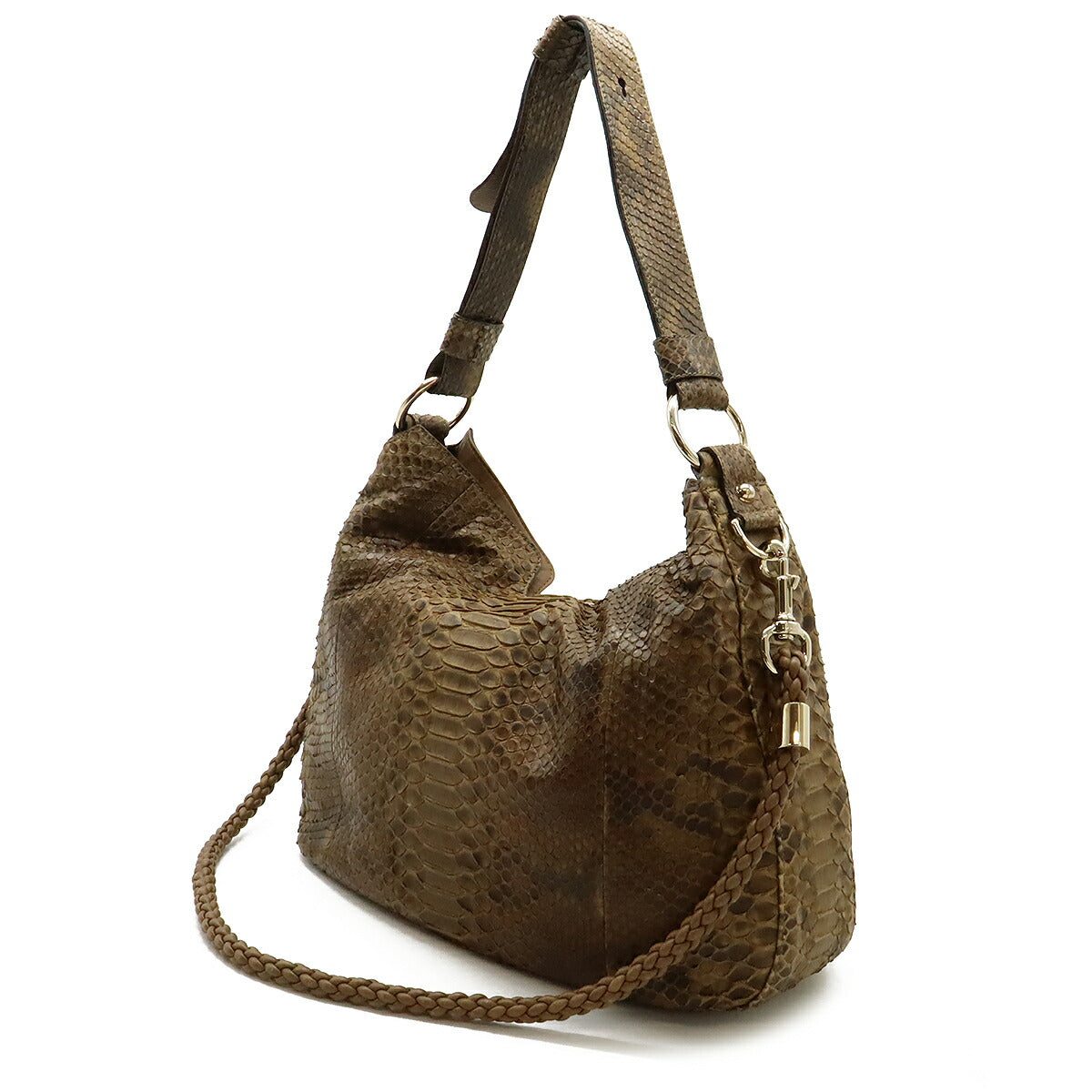 Gucci Wave Python 2Way Bag Travel Bag