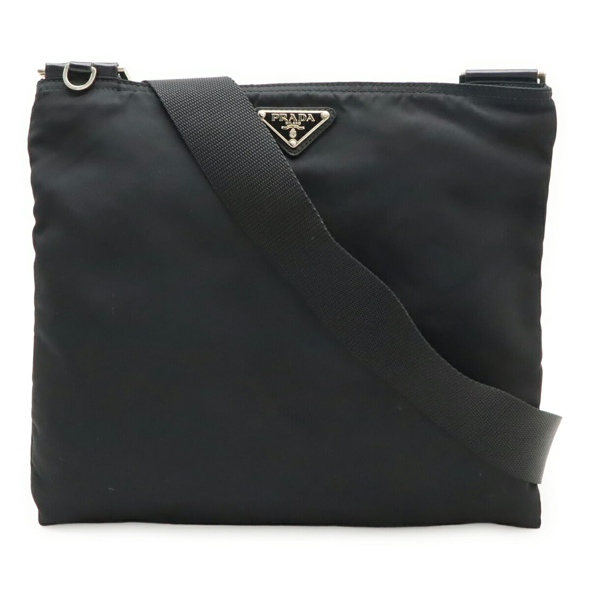 Prada Shoulder Bag Leather Nylon Shoulder Bag 11