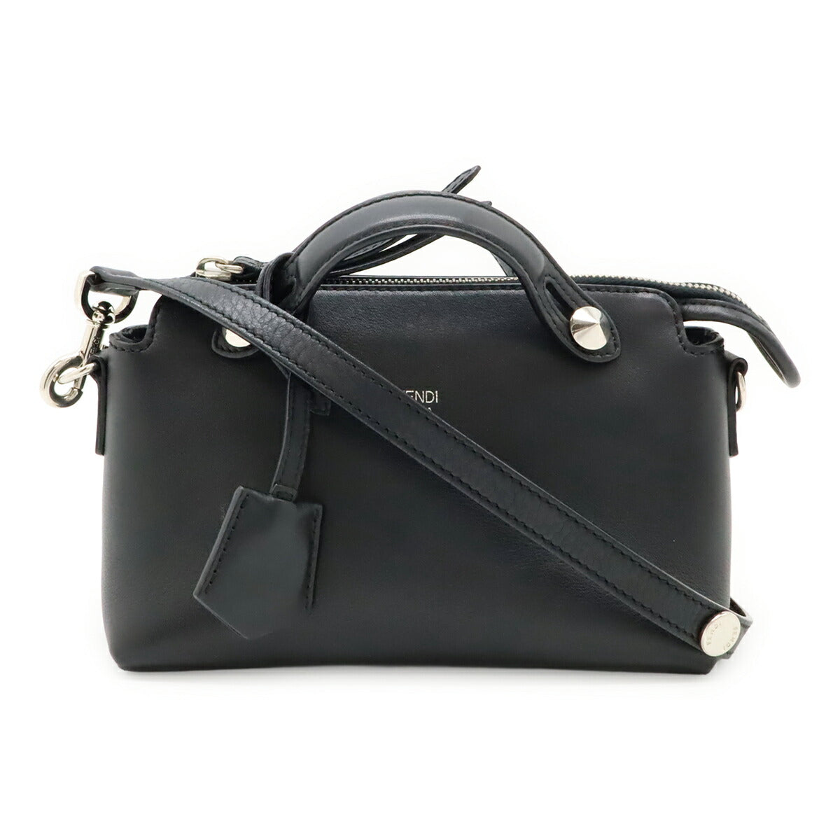 Fendi By The Way 2Way Handbag Leather Travel Bag