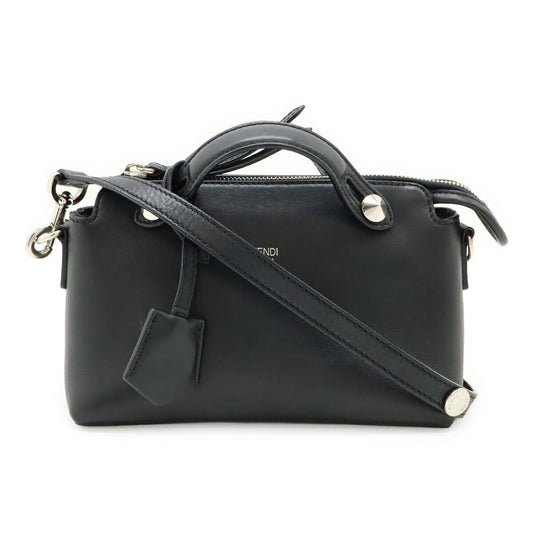 Fendi By The Way 2Way Handbag Leather Travel Bag