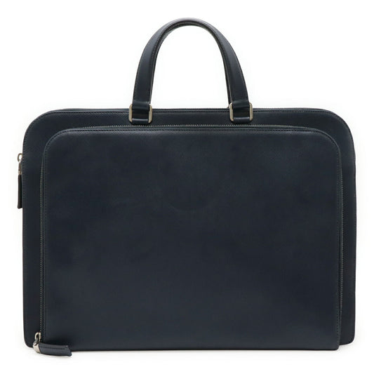 Prada Briefcase Briefcase Handbag Leather Saffiano Travel Bag