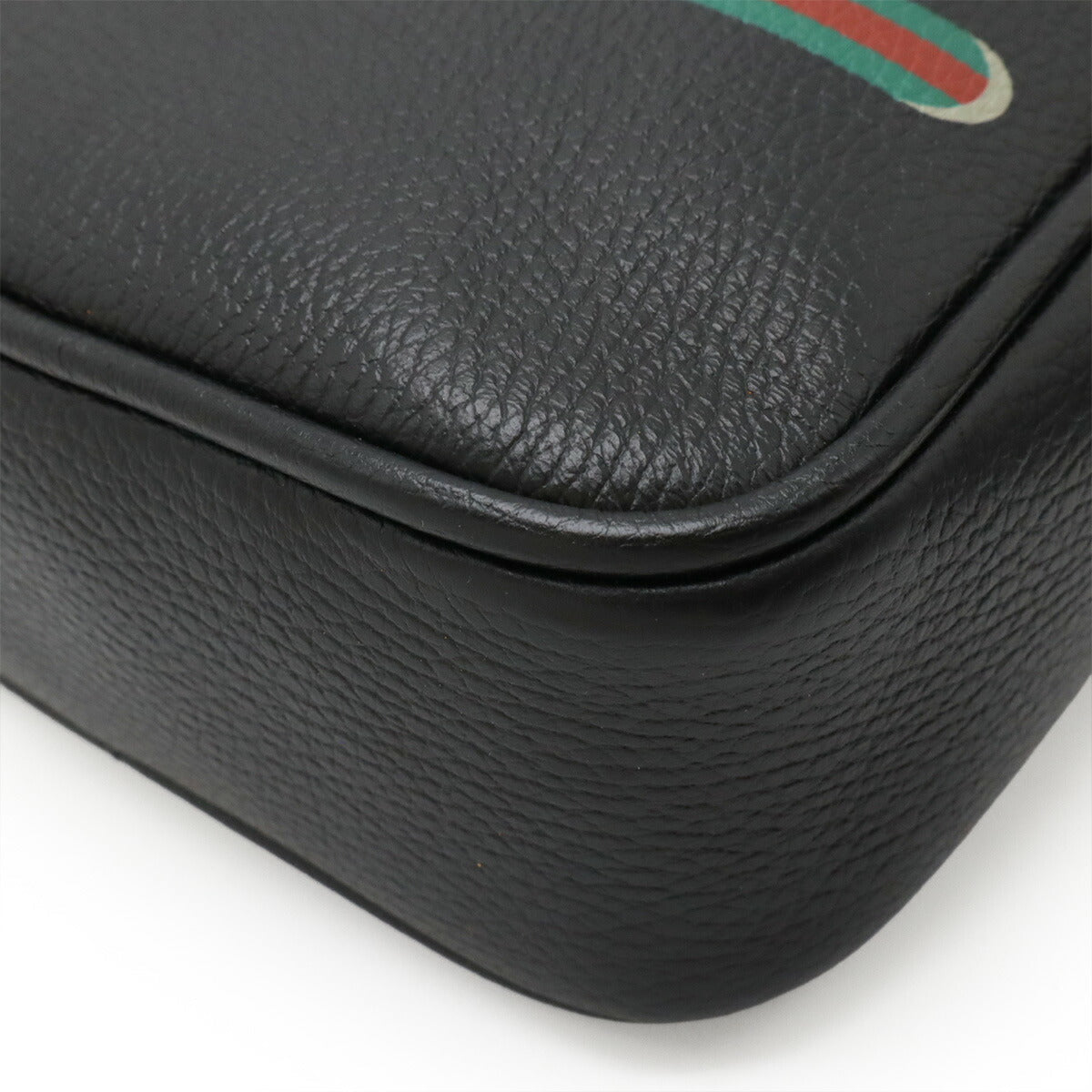 Gucci Print Shoulder Bag Leather Shoulder Bag