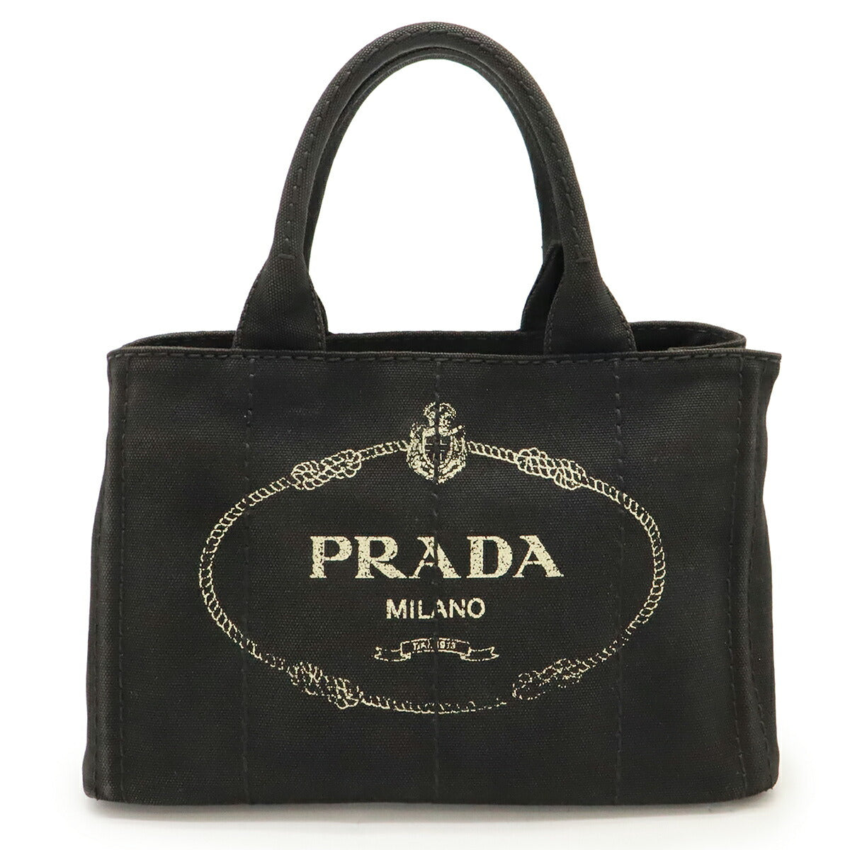 Prada Canapa Tote Bag Canvas