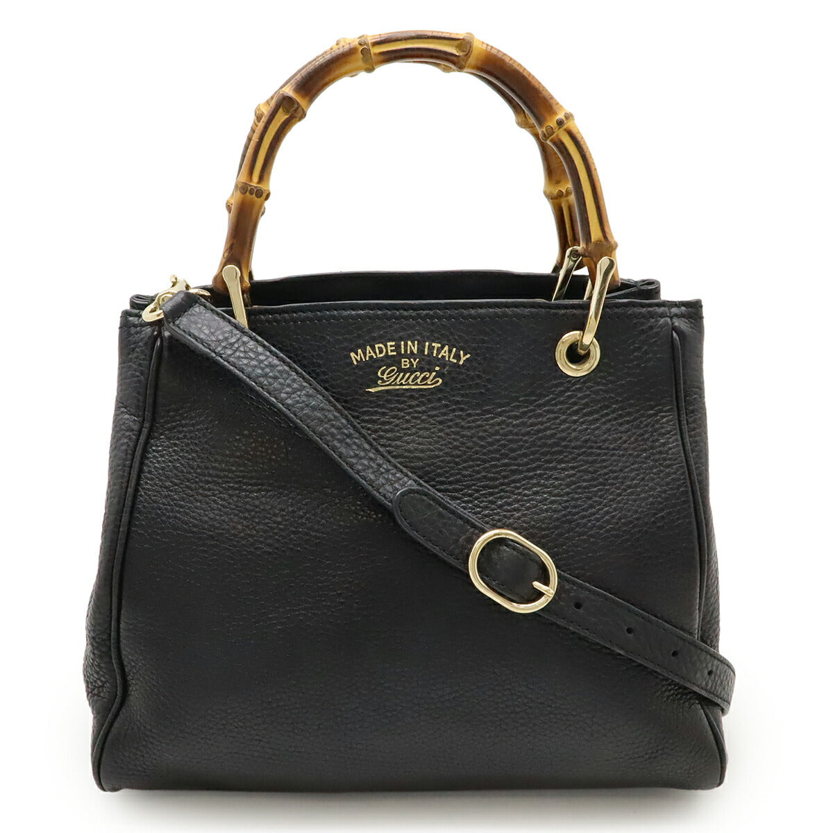 Gucci Bamboo 2Way Bag Leather Travel Bag Bag 27