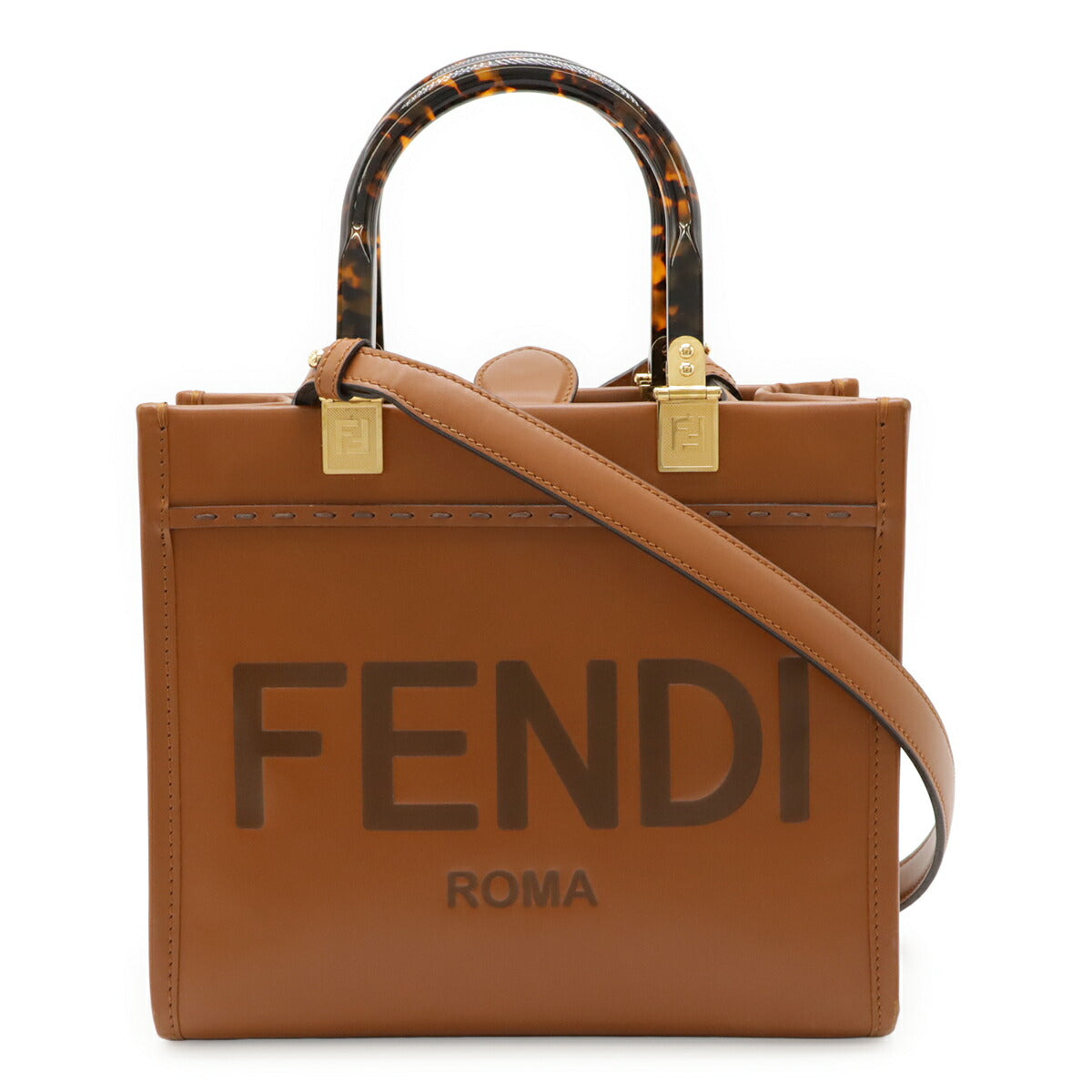 Fendi Sunshine 2Way Bag Leather Small Travel Bag 2Way Bag 1