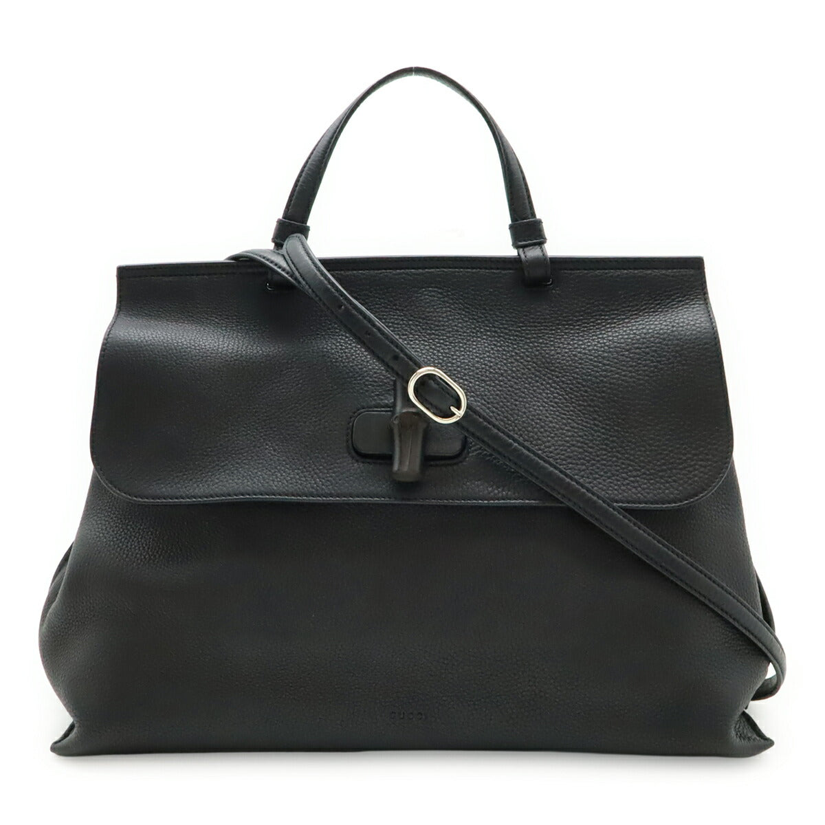 Gucci Bamboo Daily 2Way Bag Leather Travel Bag Bag 4