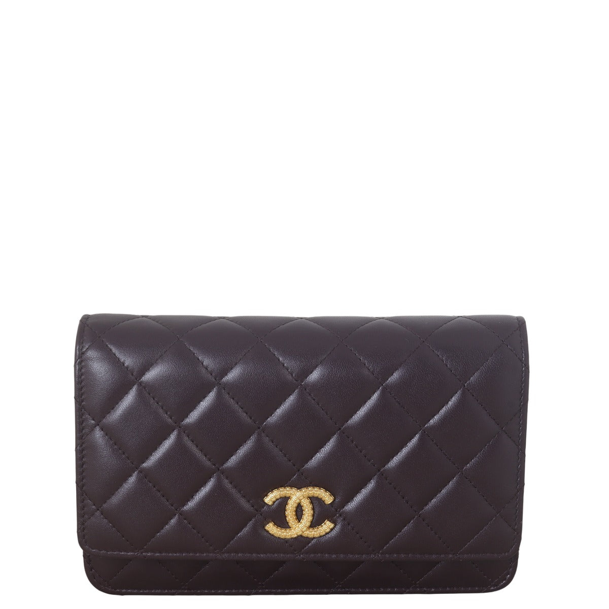 Chanel CC Wallet on Handbag Quilted Black Crossbody Bag Chain 10042025