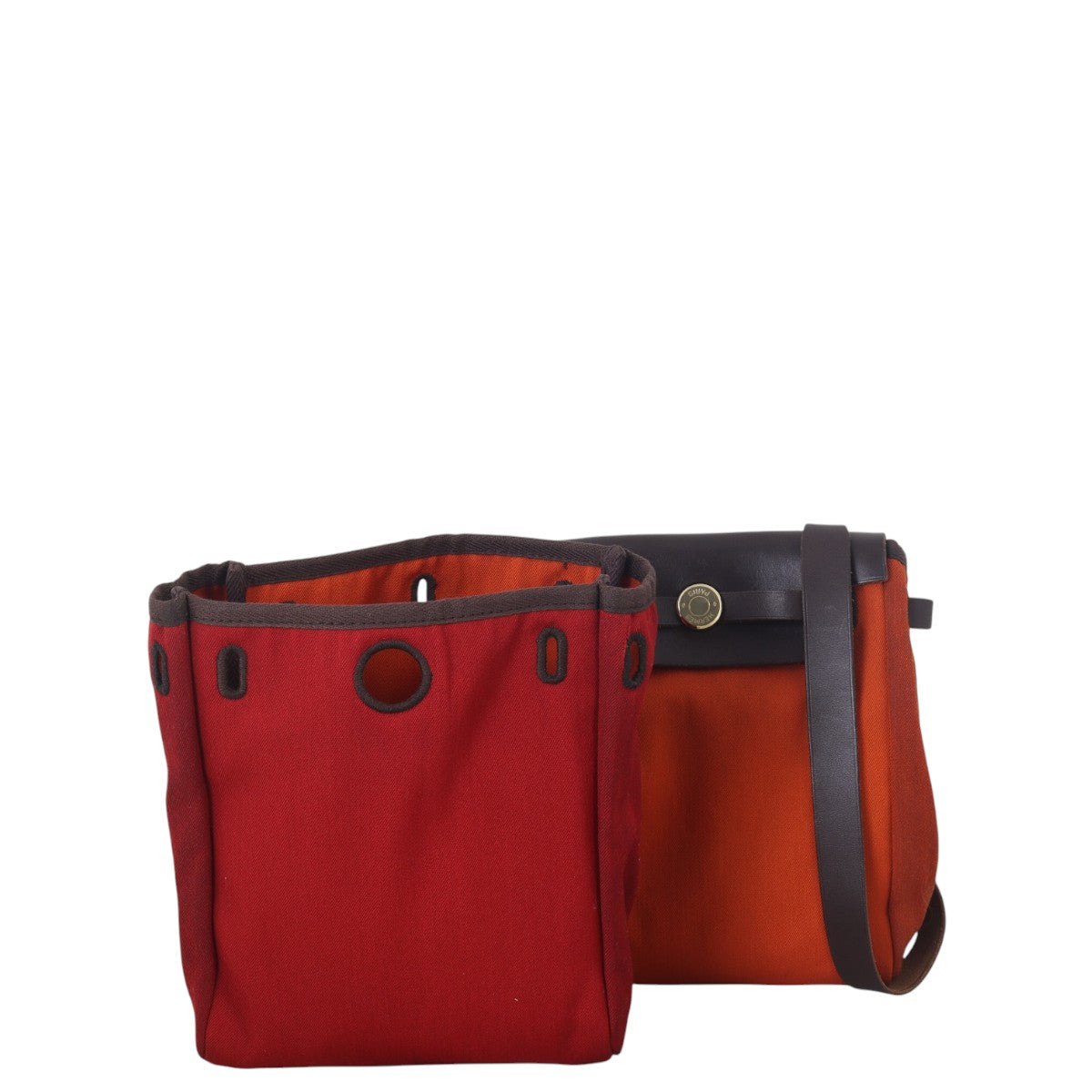 Hermes Herbag Tpm Toile Crossbody Bag