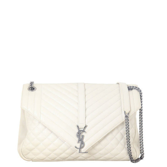 YSL Saint Laurent Tri Quilt Soft Envelope Bag Large Crossbody Bag