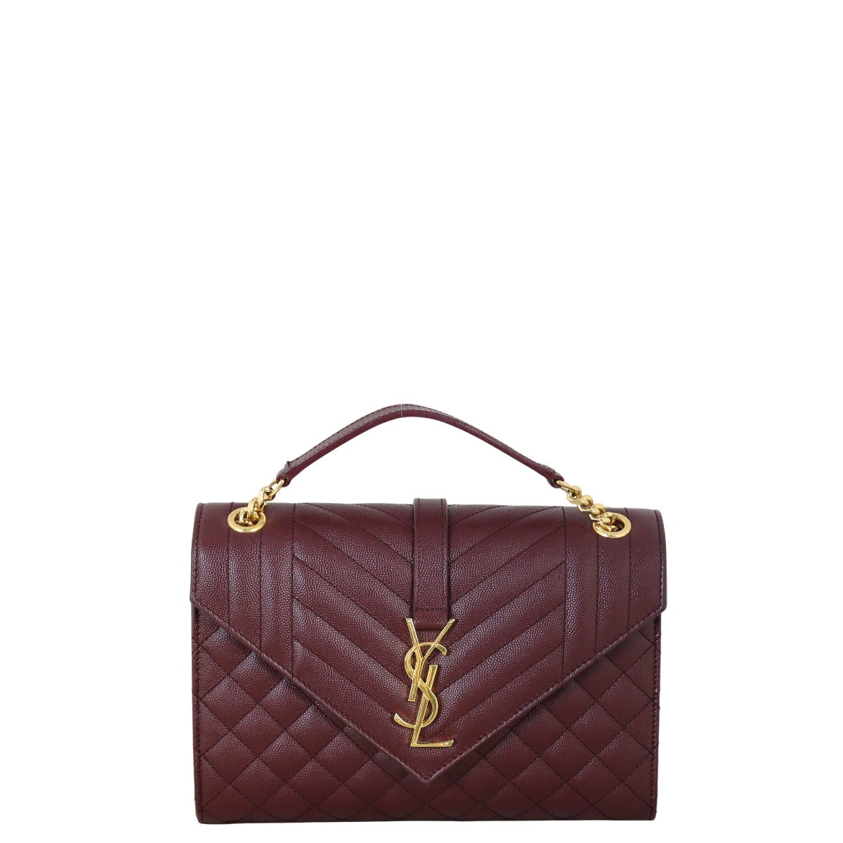 YSL Saint Laurent Mix Envelope Chain Bag Matelasse Monogram Travel Bag Medium 17042025