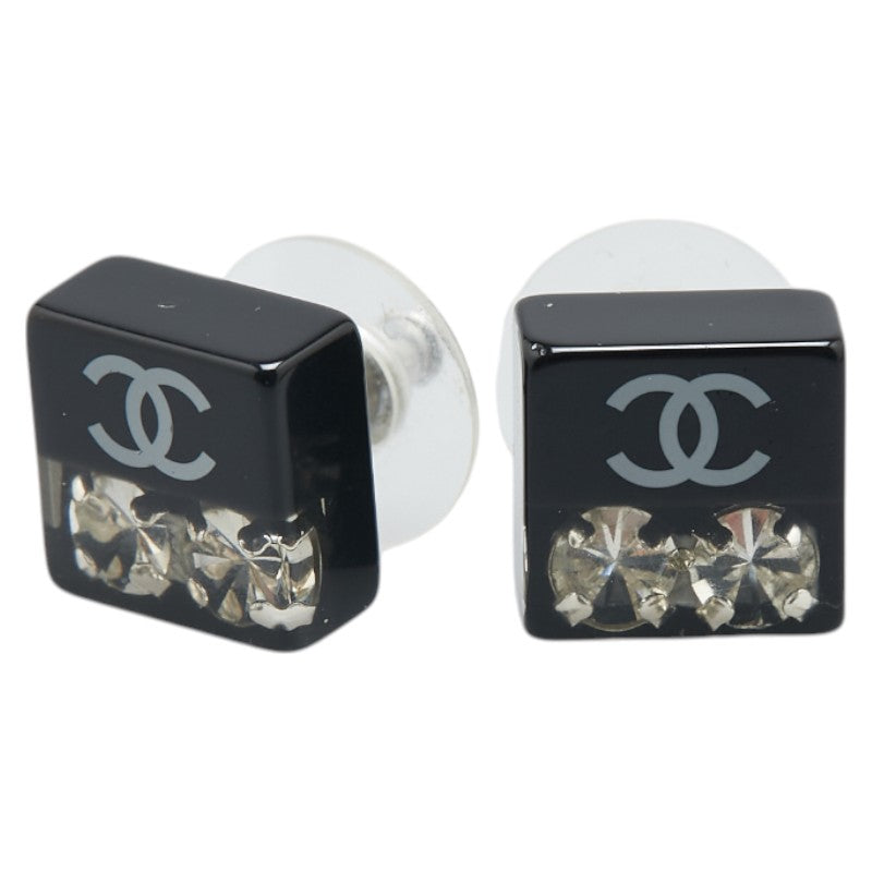 Coco Mark Earrings Jewelry Plastic Metal