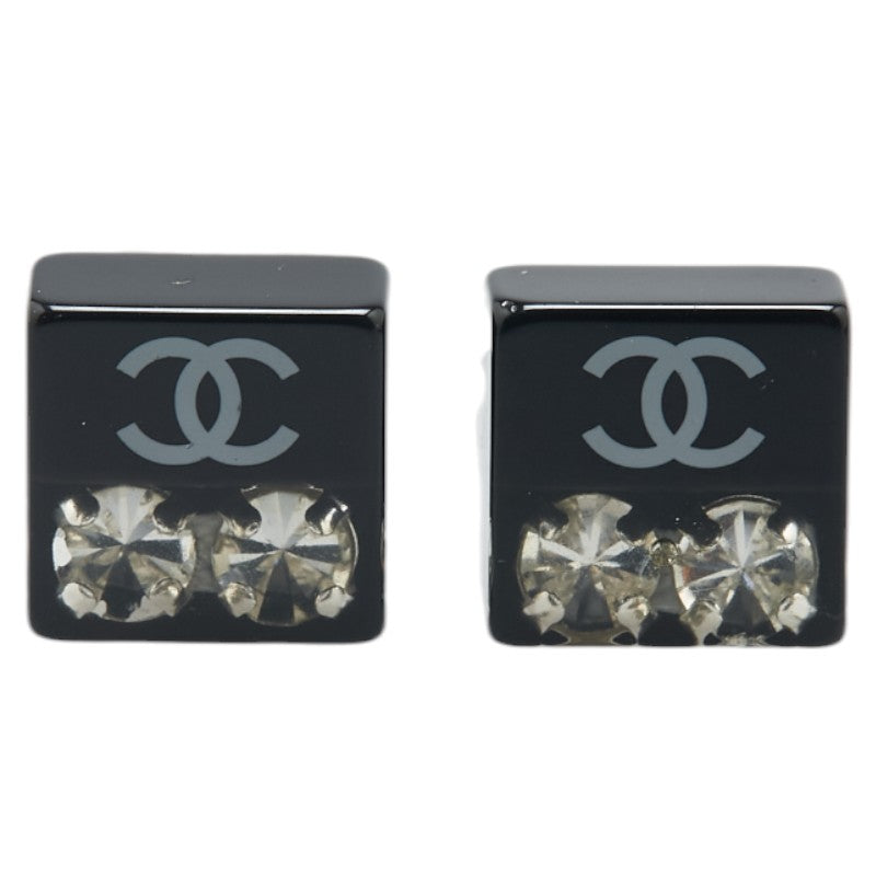 Coco Mark Earrings Jewelry Plastic Metal