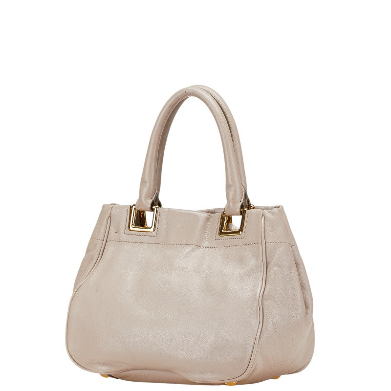 Prada Ribbon 2Way Bag Leather Travel Bag