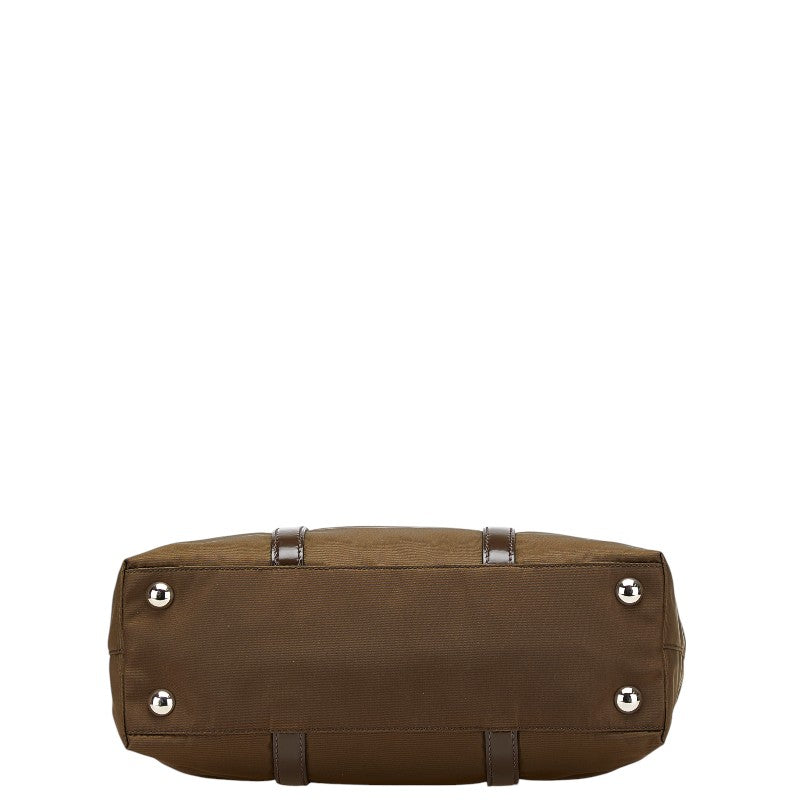Prada 2Way Bag Leather Nylon Travel Bag 4