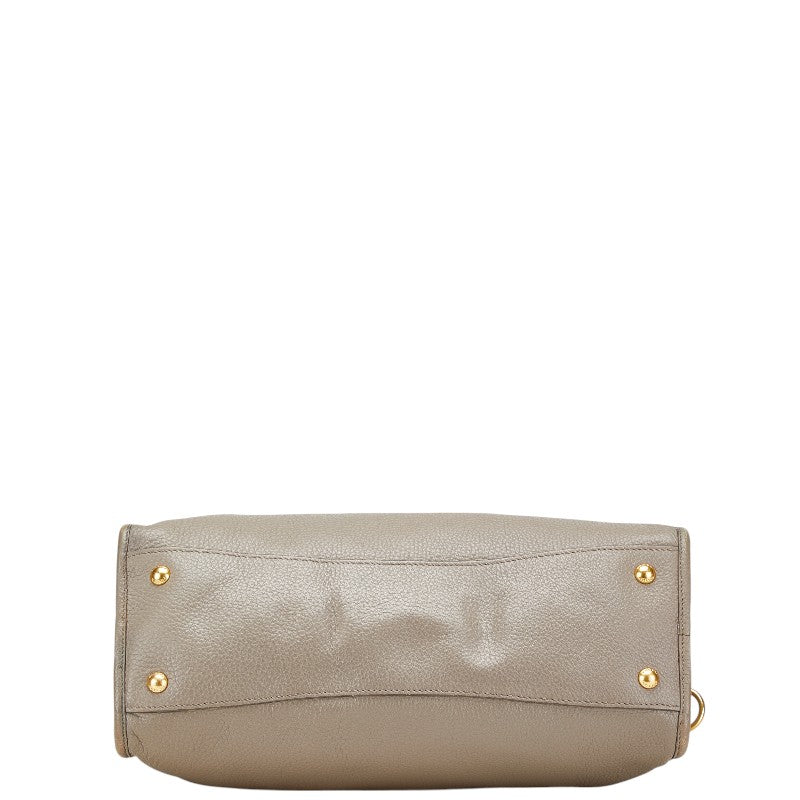 Prada Official Unnamed 2Way Bag Leather Travel Bag