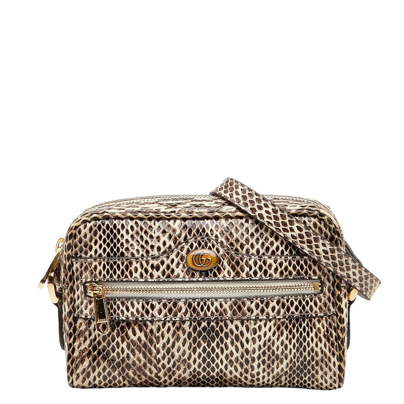 Gucci Marmont Python Shoulder Bag