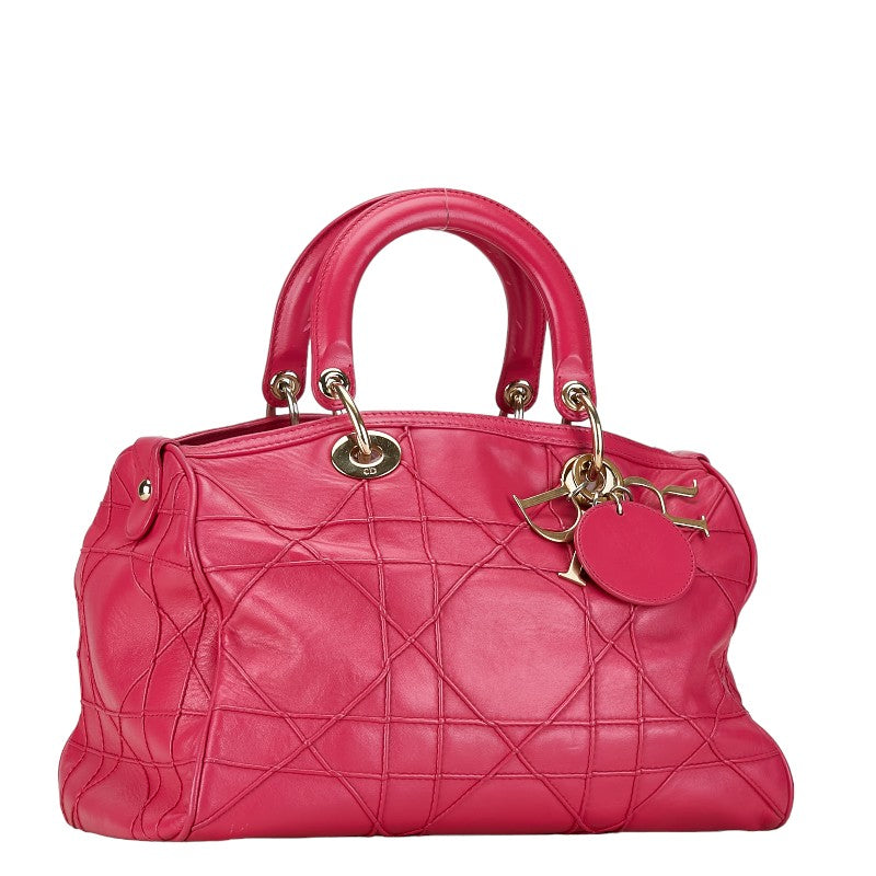 Dior Granville Cannage 2Way Bag Leather Travel Bag