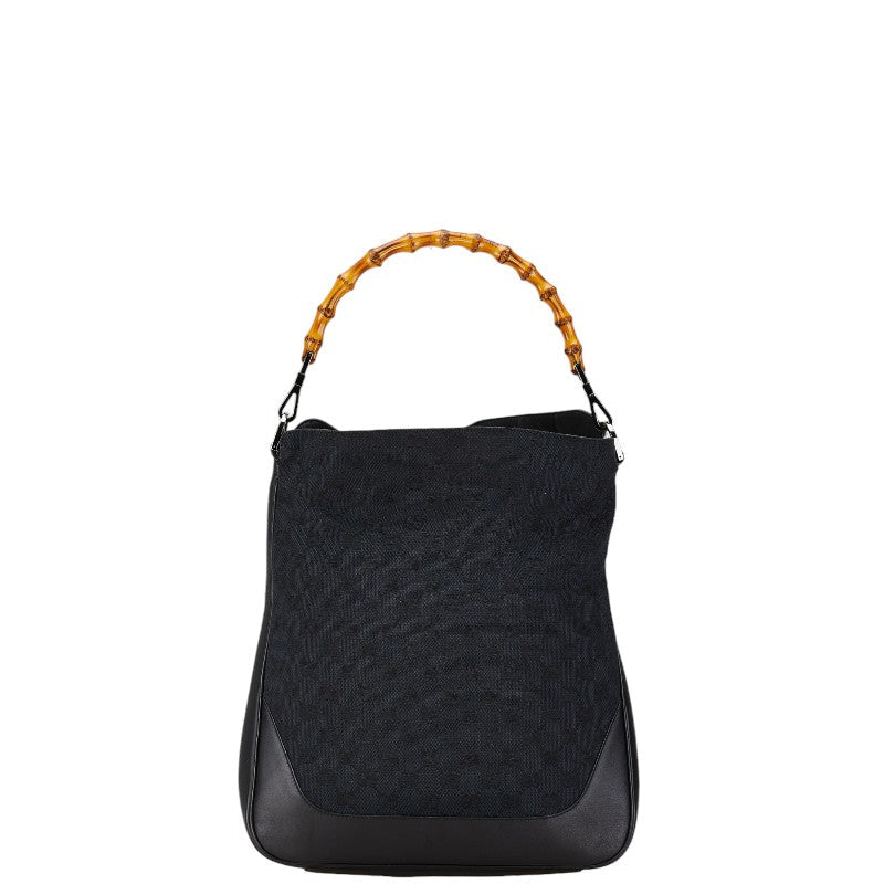 Gucci Bamboo 2Way Bag Canvas Shoulder Bag