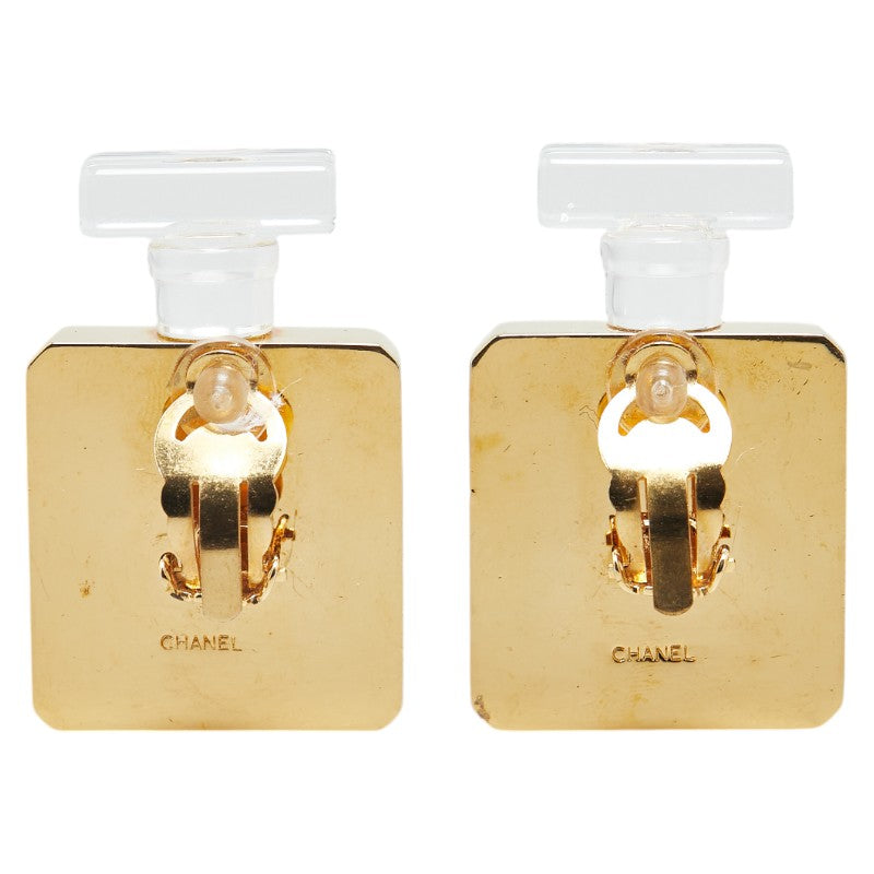 Chanel Perfume Bottle Logo Earrings Jewelry