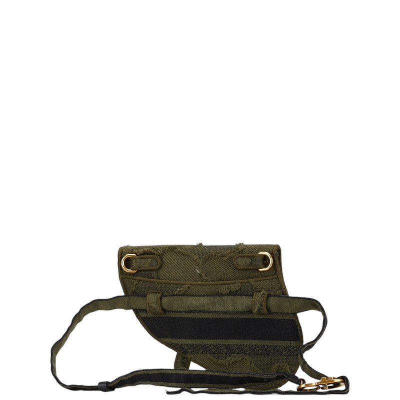 Dior Saddle Bag Shoulder Bag Canvas
