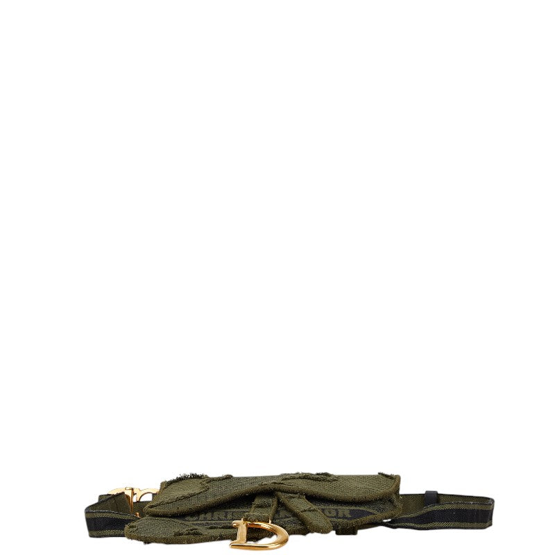 Dior Saddle Bag Shoulder Bag Canvas