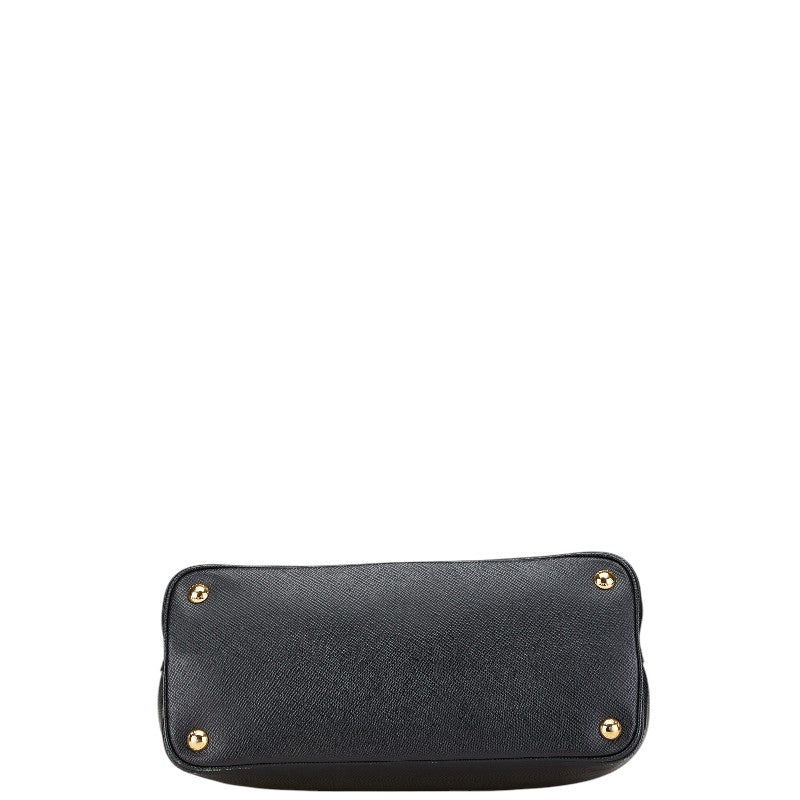 Prada Double Crocodile 2Way Bag Saffiano Travel Bag