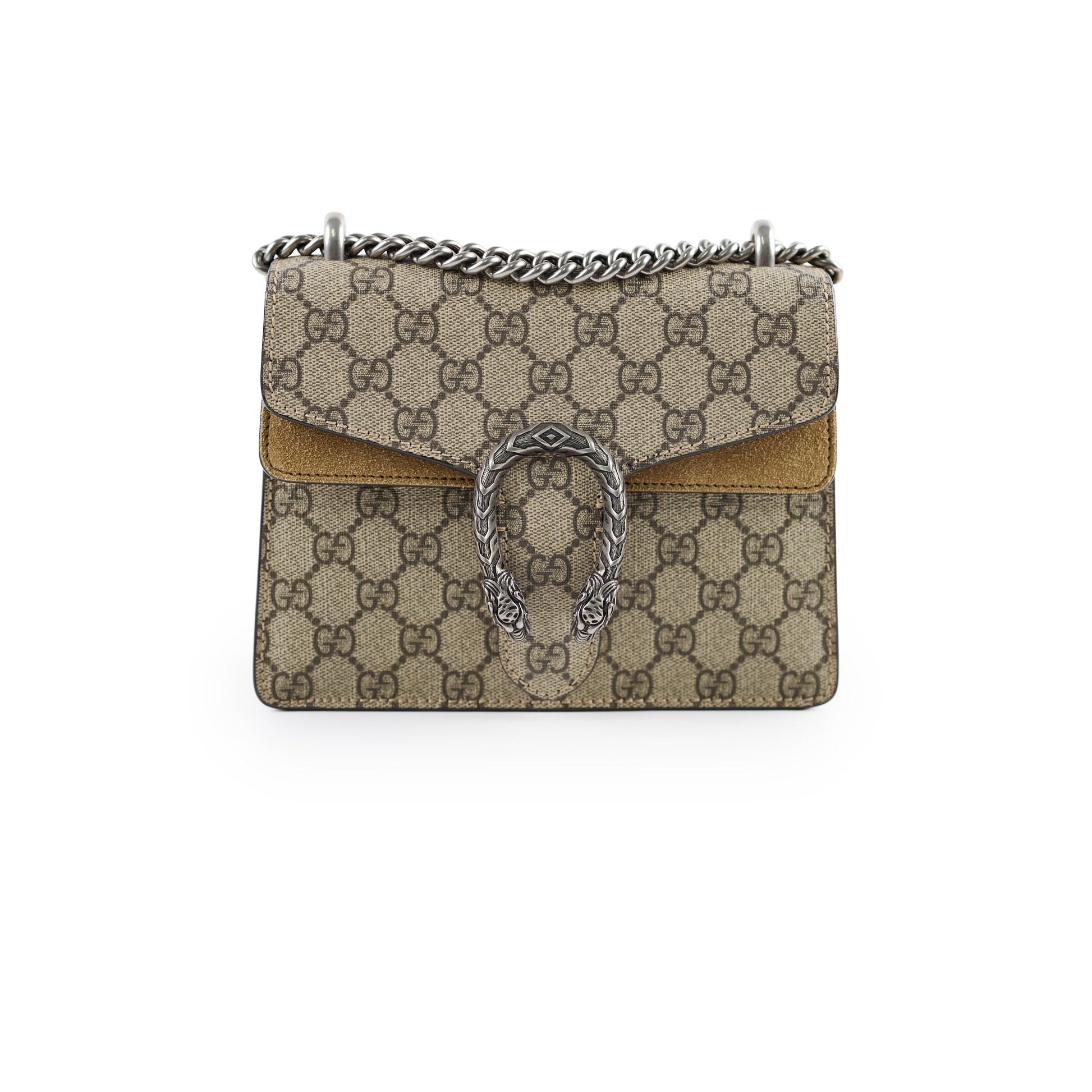 Gucci Supreme Dionysus Crossbody Bag Beige Mini