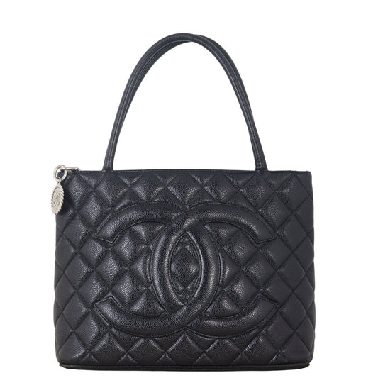 Chanel Medallion Tote Shoulder Bag