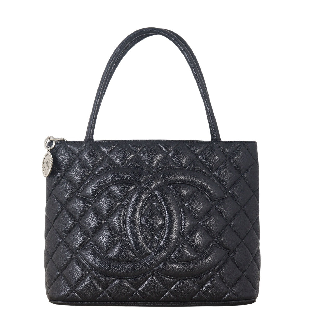 Chanel Medallion Tote Quilted Black Shoulder Bag Tote 23092025
