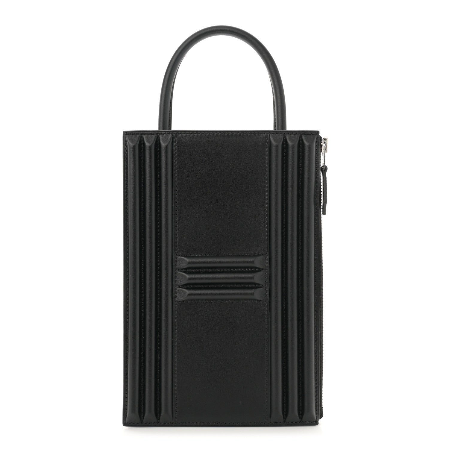 Hermes Tadelakt Kelly Cadena Clutch Black Clutch Bag