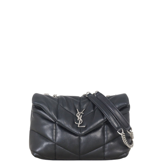 YSL Saint Laurent Puffer Toy Bag Chain Crossbody Bag