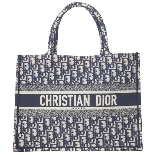 Dior Tote Bag Book Tote Oblique 3 Canvas Medium