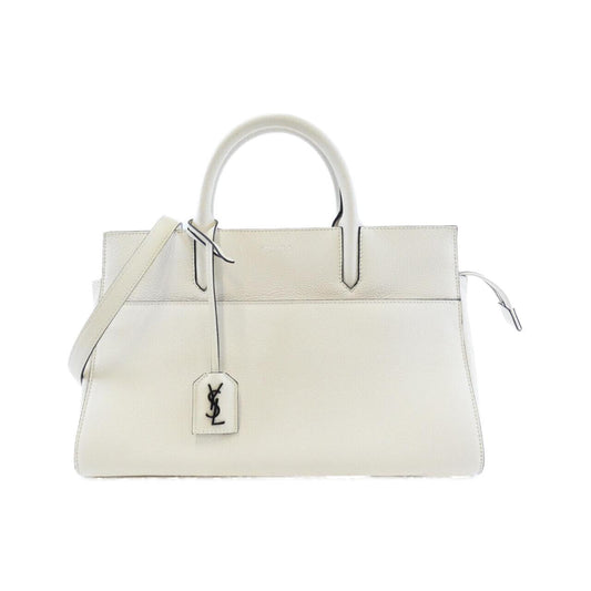 YSL Saint Laurent Cabas Rive Gauche Calf Handbag Travel Bag