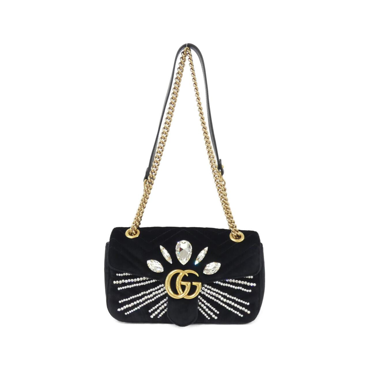 Gucci Marmont Velvet Shoulder Bag Bag 1