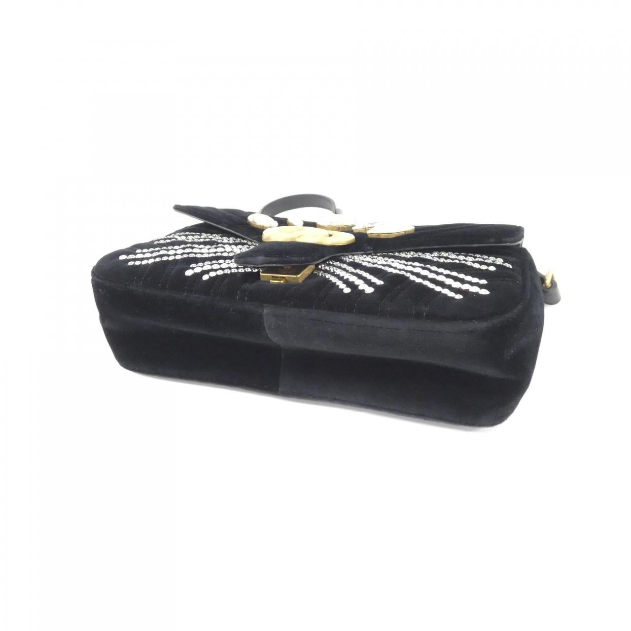 Gucci Marmont Velvet Shoulder Bag Bag 1