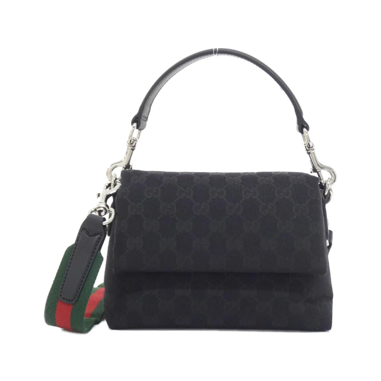 Gucci Faeha Bag Leather Canvas Travel Bag