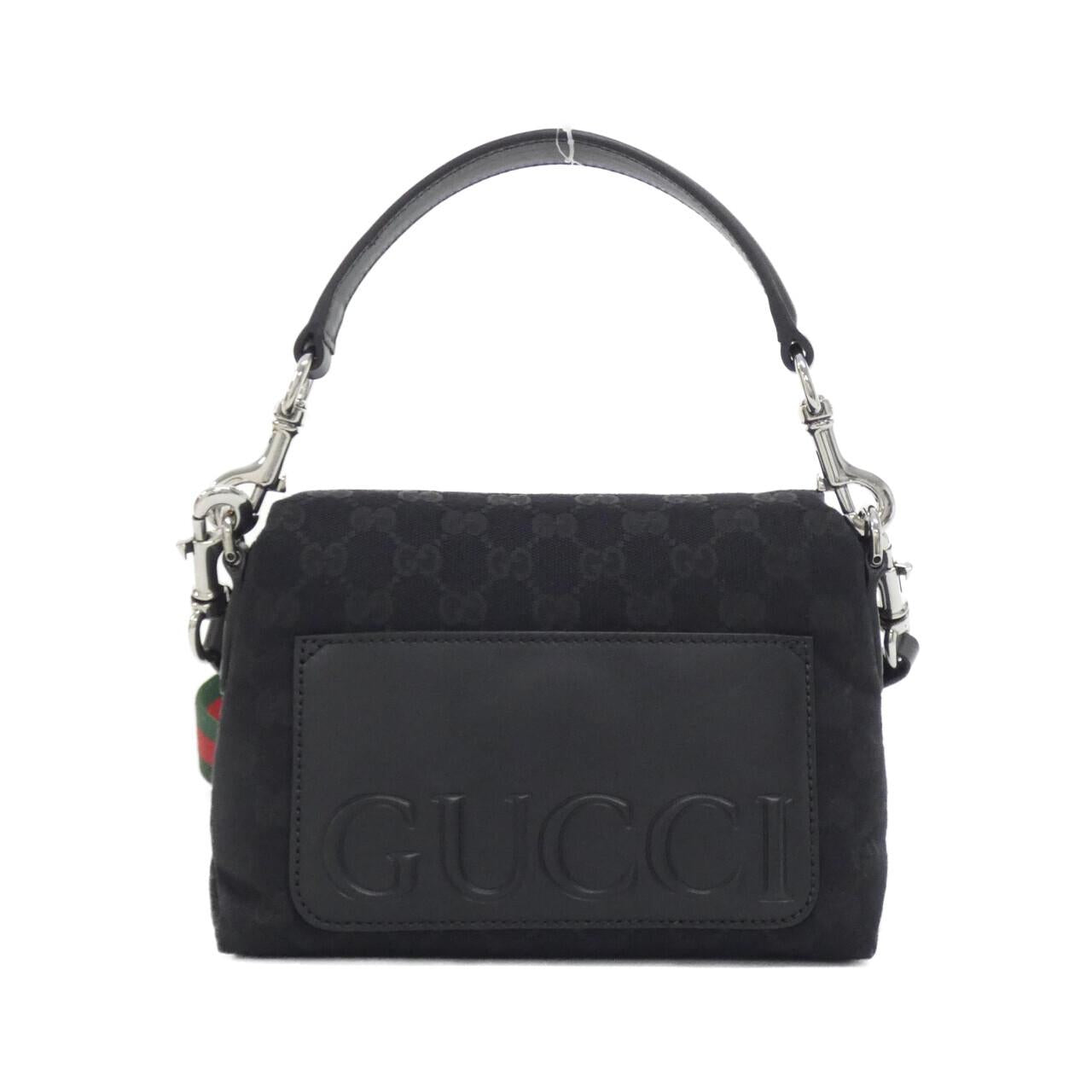 Gucci Faeha Bag Leather Canvas Travel Bag