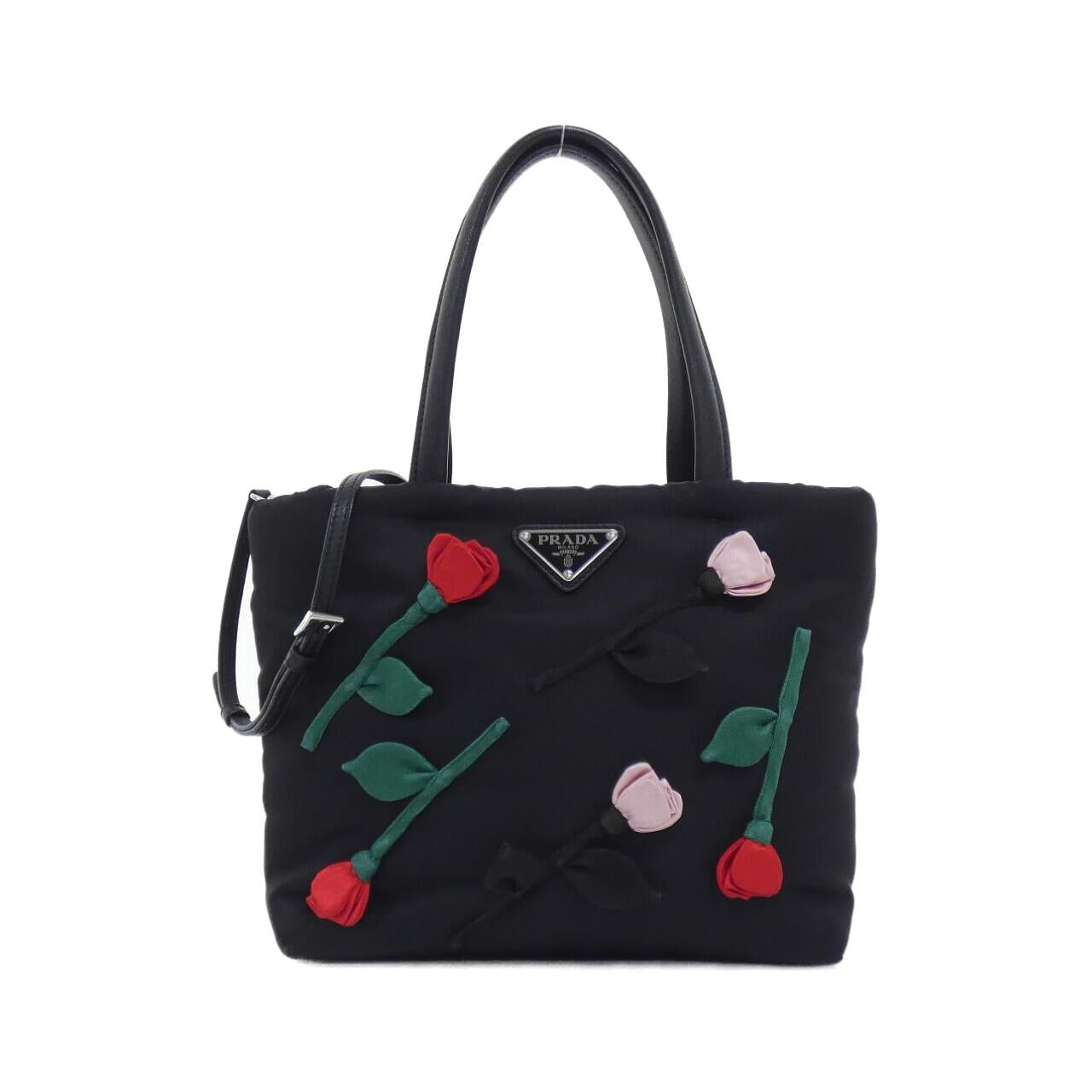 Prada 1Ba257 Tessuto Fiori Bag Travel Bag