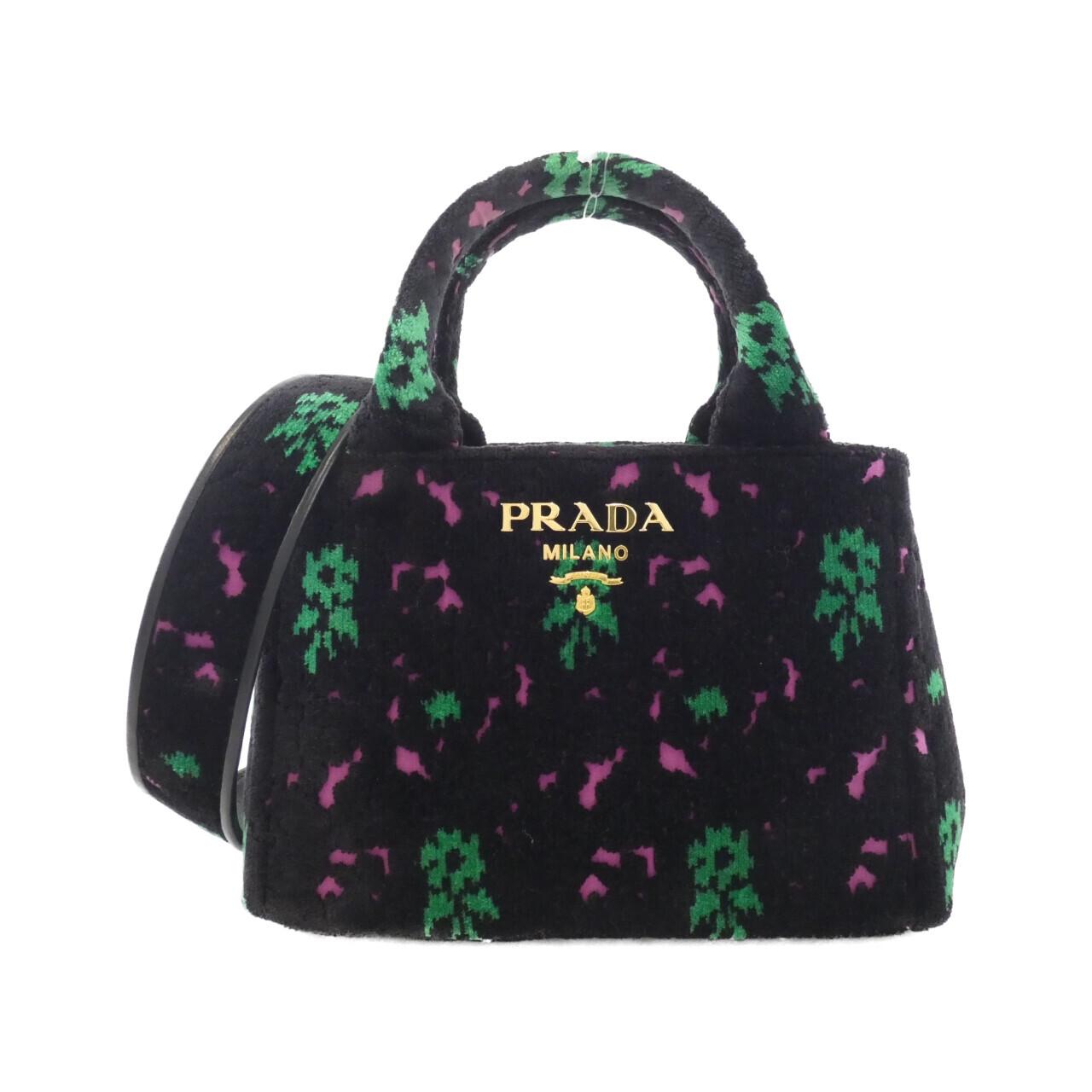 Prada 1Ba038 Velluto Fiori Bag Travel Bag