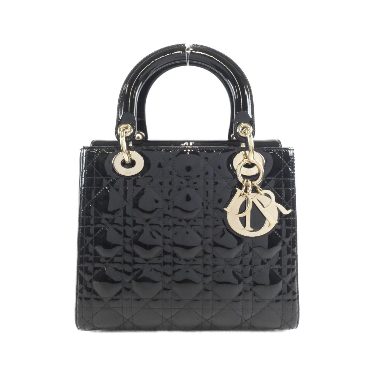 Dior Christian Lady Enamel Bag Travel Bag