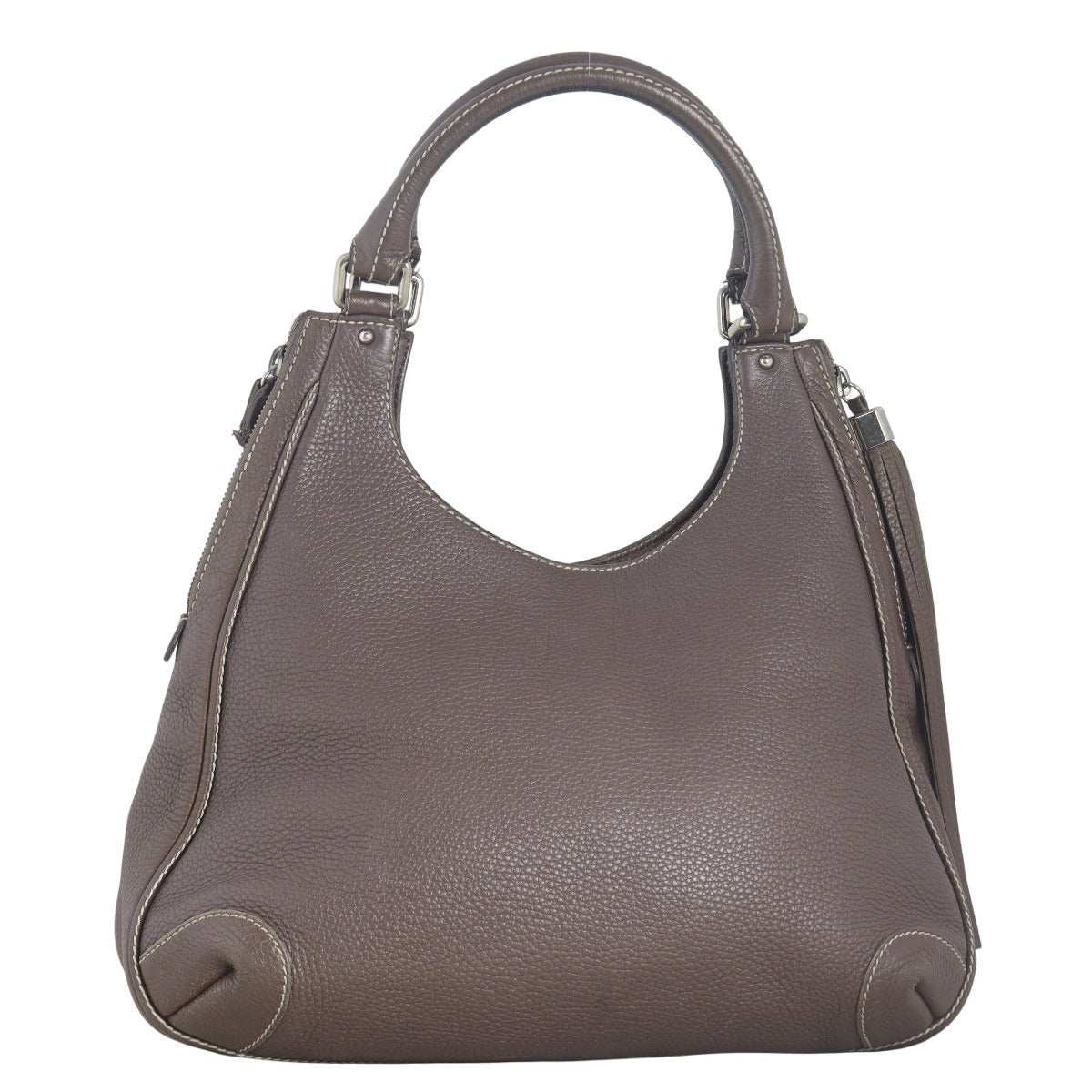 Chanel Lax Tassel Hobo Brown Shoulder Bag