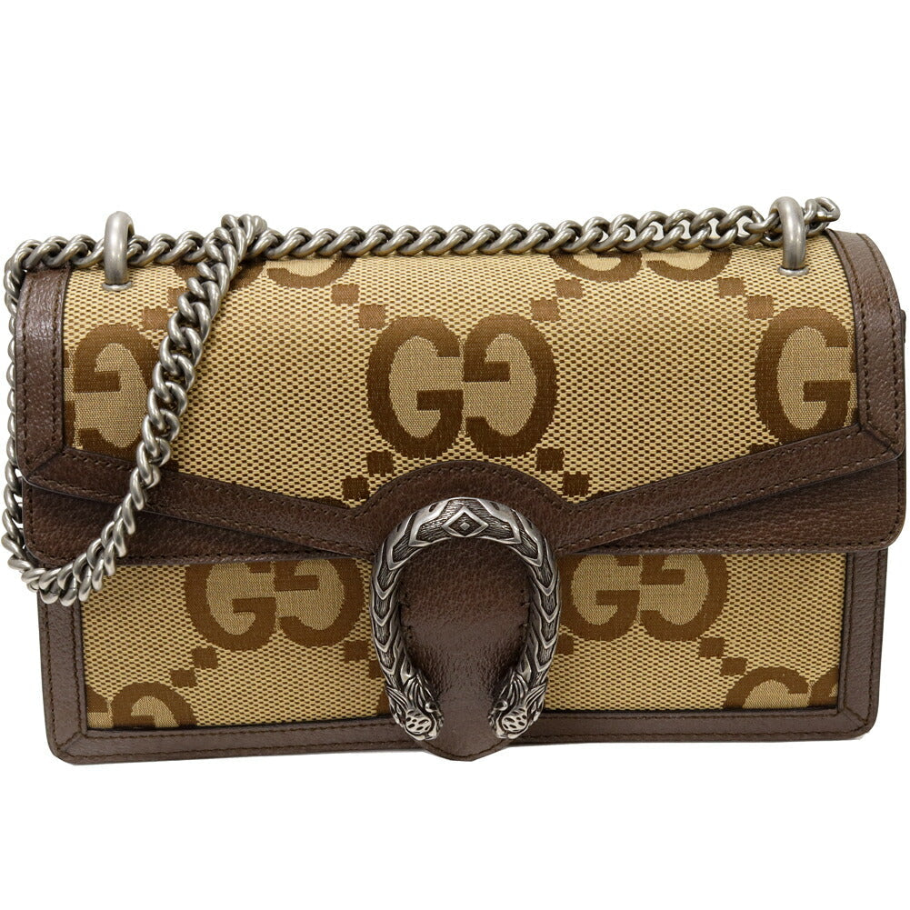 Gucci Jumbo Dionysus 2Way Bag Ukmbn Canvas Brown Shoulder Bag