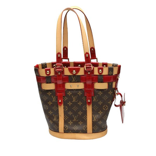 Louis Vuitton M95613 Neo Monogram Canvas Brown Bucket Bag