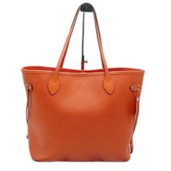 Louis Vuitton M40884 Epi Neverfull MM Leather Orange Tote Bag