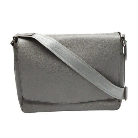 Louis Vuitton M32623 Taiga 's Taiga Leather Gray Shoulder Bag