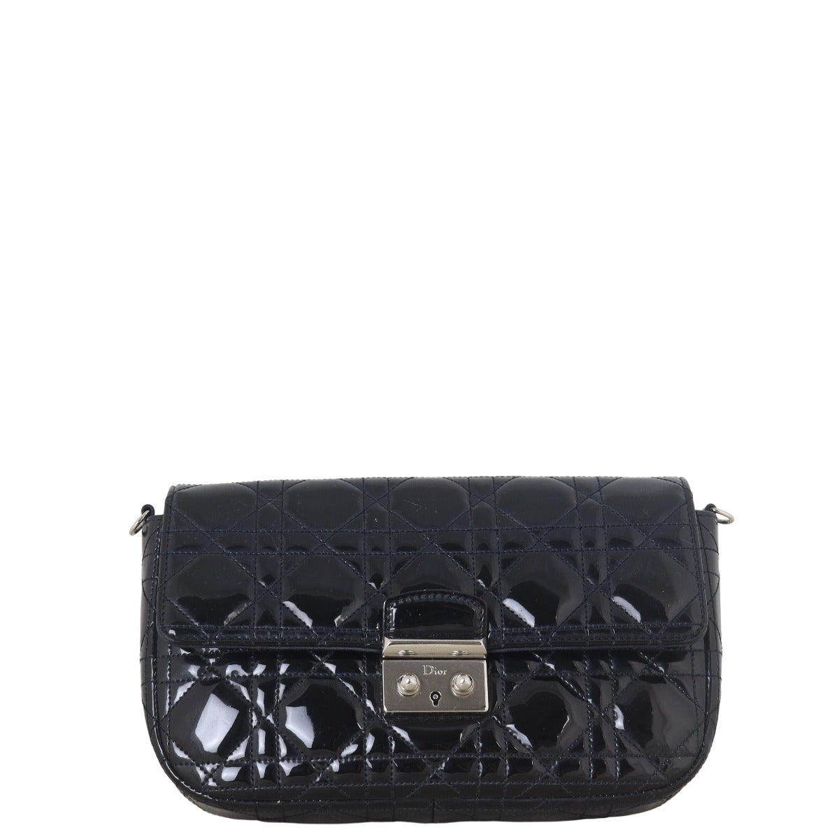Dior Miss Promenade Pouch Patent Handbag Travel Bag