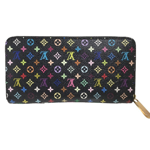 Louis Vuitton Long Purse M60050 x noir Monogram Leather Canvas Multicolor Wallet Case